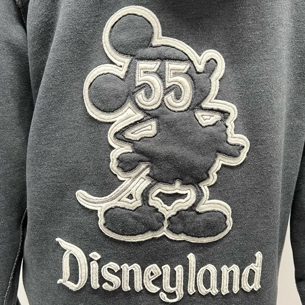 Disney Parks 55th Anniversary Shaggy Fleece Lined Full Zipper MickeyHoodie - Picture 10 of 14